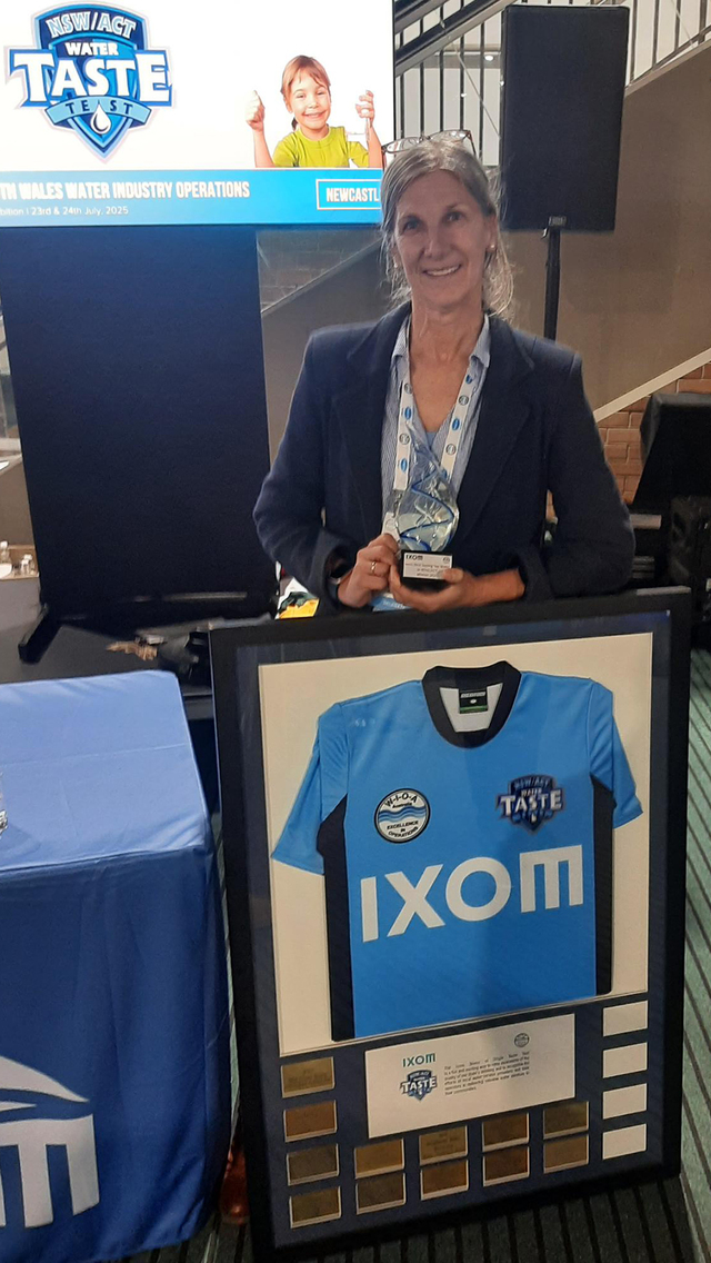 Best Tasting Tap Water Award winner 2025 Richmond Valley Council