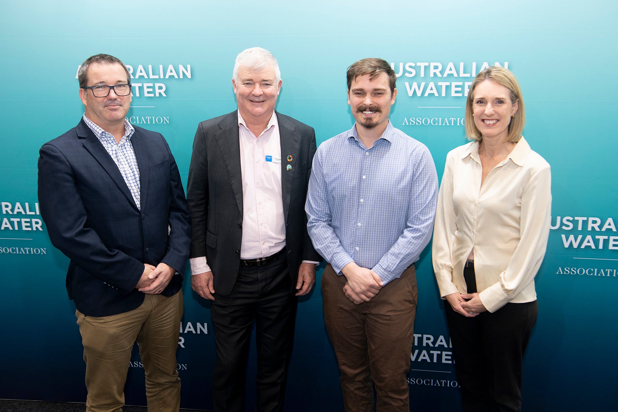 Ozwater25 with YWP award recipient Ryan Thompson Ryan Thompson, Riverina Water (1)